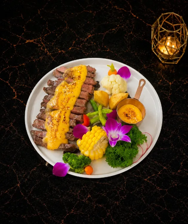 Bò kube sốt phô mai
